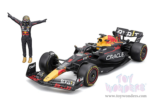 Bburago Formula Racing - Formula One F1 Assorted Racing Cars with Driver Figures (1/24 scale diecast model car, Asstd.) 18-60061