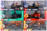 Show product details for Bburago Formula Racing - Formula One F1 Assorted Racing Cars with Driver Figures (1/24 scale diecast model car, Asstd.) 18-60061