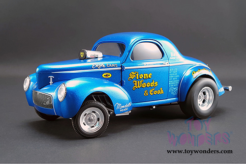 Acme - Stone Woods & Cook Gasser Hardtop (1941, 1/18 scale diecast model car, Blue)  1800906