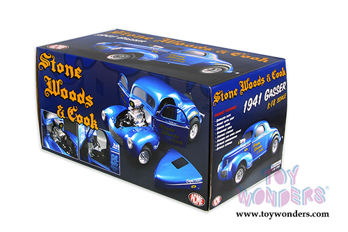 Acme - Stone Woods & Cook Gasser Hardtop (1941, 1/18 scale diecast model car, Blue)  1800906