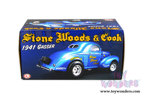 Acme - Stone Woods & Cook Gasser Hardtop (1941, 1/18 scale diecast model car, Blue)  1800906