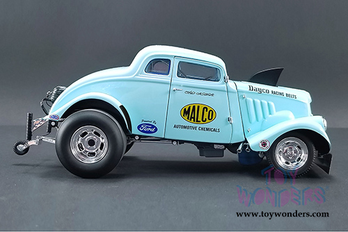 Acme - Malco Gasser with Air Dam  (1933, 1/18 scale diecast model car, Light Blue) 1800911