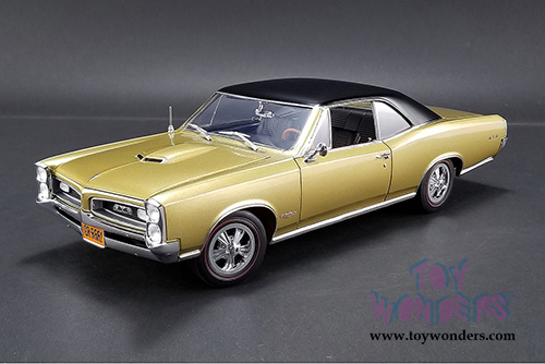 Acme - Pontiac Tiger Gold GTO Hardtop (1966, 1/18 scale diecast model car, Gold) 1801208