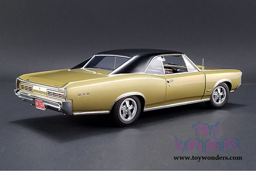 Acme - Pontiac Tiger Gold GTO Hardtop (1966, 1/18 scale diecast model car, Gold) 1801208