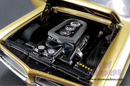 Acme - Pontiac Tiger Gold GTO Hardtop (1966, 1/18 scale diecast model car, Gold) 1801208