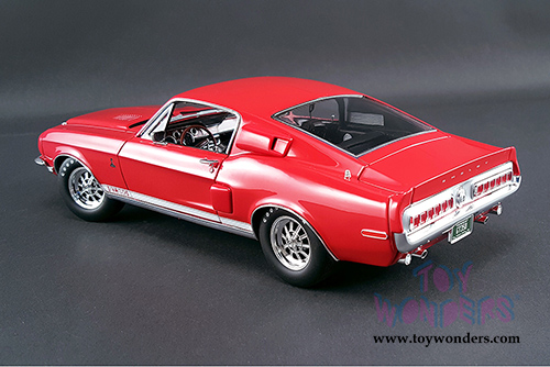 Acme - Ford Shelby Mustang GT 350 Hardtop (1968, 1/18 scale diecast model car, Red) 1801808