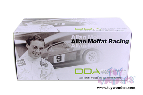 Acme - Allan Moffat #9 Coca-Cola Boss 302 Trans Am Mustang Hardtop (1969, 1/18 scale diecast model car, Red) 1801820