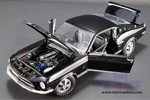 Acme - Ford Mustang Shelby&reg; GT350H Hertz Hardtop (1968, 1/18 scale diecast model car, Raven Black) 1801826