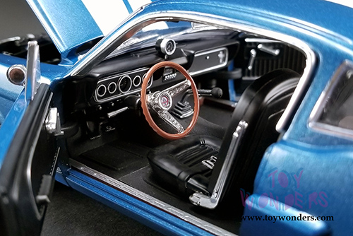 Acme - Shelby&reg; GT350&reg; Supercharged (1966, 1/18 scale diecast model car, Blue w/White stripes) 1801834