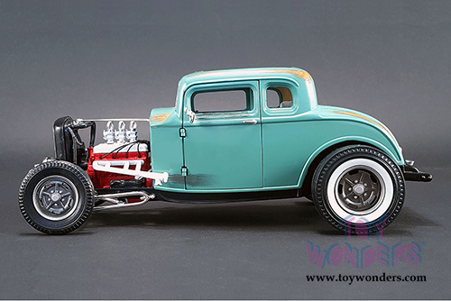 Acme - Southern Speed & Marine Ford 5-Window Hot Rod (1932, 1/18 scale diecast model car, Satin Light Green) 1805012