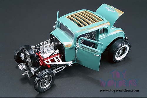 Acme - Southern Speed & Marine Ford 5-Window Hot Rod (1932, 1/18 scale diecast model car, Satin Light Green) 1805012