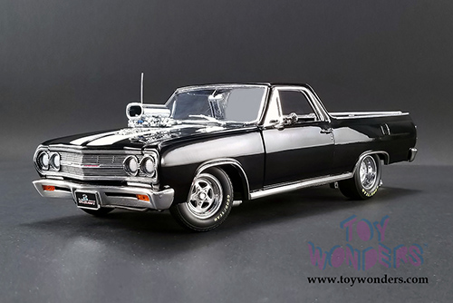 Acme - Drag Outlaws | Chevrolet&reg; El Camino&trade; (1965, 1/18 scale diecast model car, Black/White) 1805409