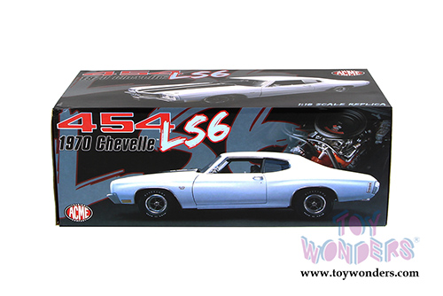 Acme - Chevy Chevelle LS6 454 Hardtop (1970, 1/18 scale diecast model car, White)  1805508