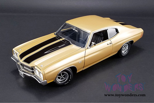 Acme - Chevy Chevelle SS 396 Hardtop (1970, 1/18 scale diecast model car, Desert Sand/Black) 1805509