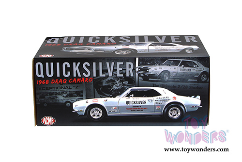Acme - Quick Silver Chevy Camaro Z28 Hardtop (1968, 1/18 scale diecast model car, Silver) 1805702