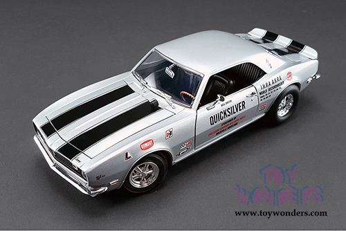 Acme - Quick Silver Chevy Camaro Z28 Hardtop (1968, 1/18 scale diecast model car, Silver) 1805702