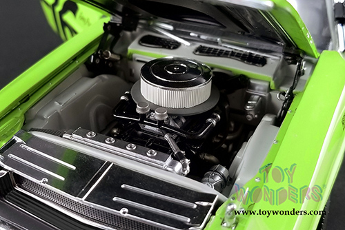 Acme | Sam Posey #76 Dodge Challenger Trans Am (1970, 1/18 scale diecast model car, Green) 1806009