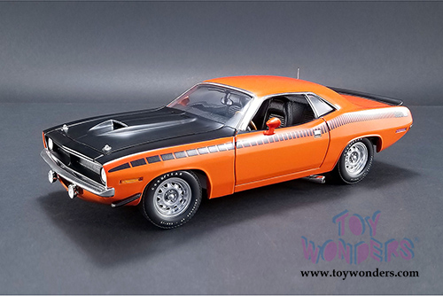 Acme - Plymouth Barracuda AAR Hardtop (1970, 1/18 scale diecast model car, Vitamin C Orange) 1806106