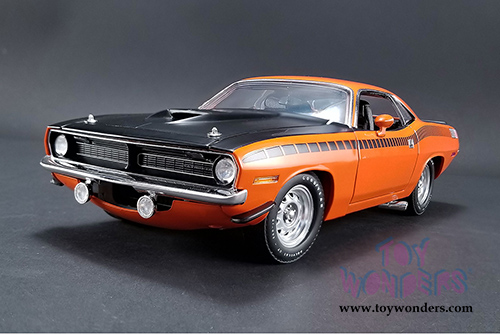 Acme - Plymouth Barracuda AAR Hardtop (1970, 1/18 scale diecast model car, Vitamin C Orange) 1806106