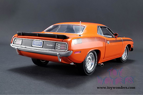 Acme - Plymouth Barracuda AAR Hardtop (1970, 1/18 scale diecast model car, Vitamin C Orange) 1806106