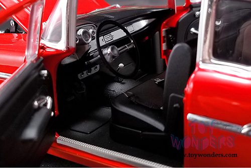 Acme - Chevrolet&reg; Bel Air&reg; Street - Strip Hardtop (1957, 1/18 scale diecast model car, Red/White) 1807005