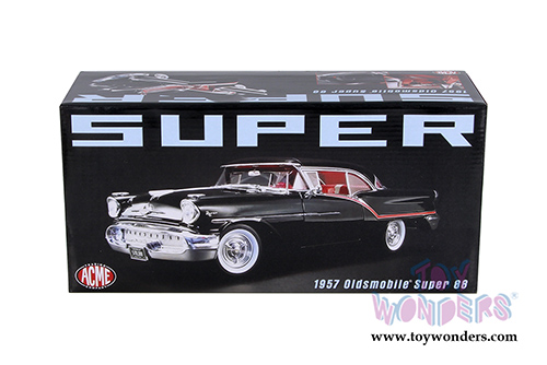 Acme - Oldsmobile&reg; Super 88 Hardtop (1957, 1/18 scale diecast model car, Black) 1808004