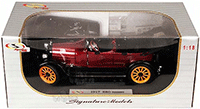 Show product details for Signature Models - Reo Touring Convertible w/ Removable Bonnet (1917, 1:18, Burgundy) 18105BG