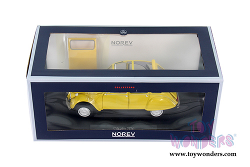 Norev - Citroën 2CV 6 Club Hardtop (1967, 1/18 scale diecast model car, Mimosa Yellow) 181496