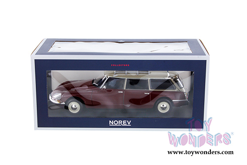 Norev - Citroën Break 21 Hardtop (1970, 1/18 scale diecast model car, Bordeaux [Red/Silver]) 181592