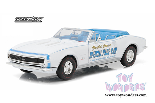 Greenlight - Chevrolet&reg; Camaro&reg; Indianapolis 500&reg; Pace Car (1967, 1/24 scale diecast model car, White) 18221