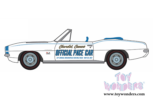 Greenlight - Chevrolet&reg; Camaro&reg; Indianapolis 500&reg; Pace Car (1967, 1/24 scale diecast model car, White) 18221