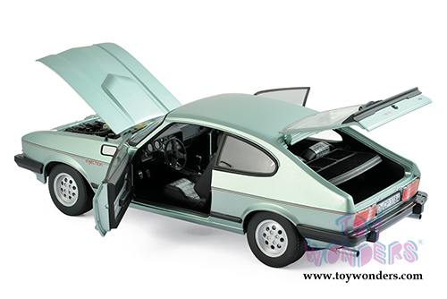 Norev - Ford Capri MK.III 2.8 Injection Coupe (1982, 1/18 scale diecast model car, Light Green Metallic) 182719