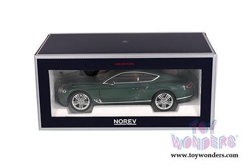 Norev - Bentley Continental GT Hardtop (2018, 1/18 scale diecast model car, Metallic Green) 182782