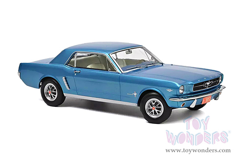 Norev - Ford Mustang Hardtop Coupe (1965, 1/18 scale diecast model car, Turquoise Metallic) 182800