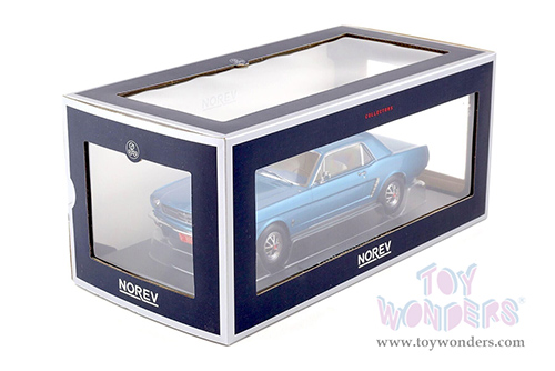 Norev - Ford Mustang Hardtop Coupe (1965, 1/18 scale diecast model car, Turquoise Metallic) 182800