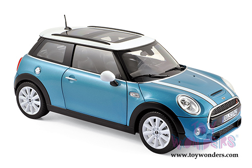 Norev - Mini Cooper S Hard Top (2015, 1/18 scale diecast model car, Light Blue) 183111
