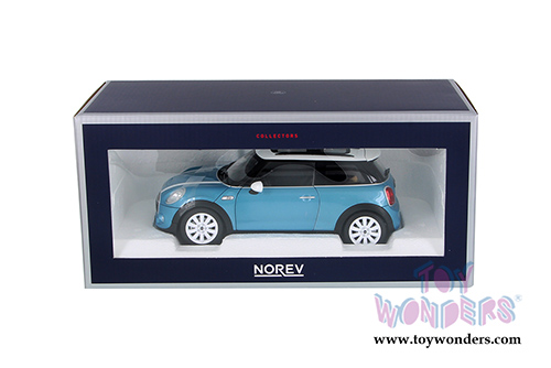 Norev - Mini Cooper S Hard Top (2015, 1/18 scale diecast model car, Light Blue) 183111
