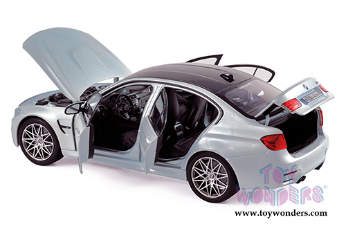 Norev - BMW M3 Competition Hardtop (2017, 1/18 scale diecast model car, Silver) 183235