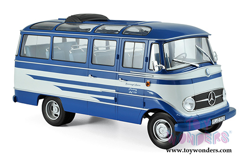 Norev - Mercedes-Benz 0319 Bus (1960, 1/18 scale diecast model car, Blue/Beige) 183412