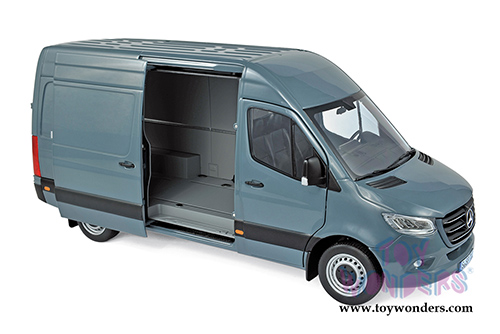 Norev - Mercedes Benz Sprinter Cargo Van (2018, 1/18 scale diecast model car, Bluegrey) 183423