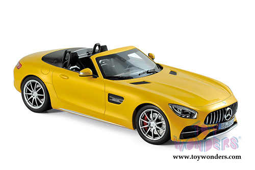 Norev - Mercedes-Benz AMG GT C Roadster (2017, 1/18 scale diecast model car, Yellow Metallic) 183451