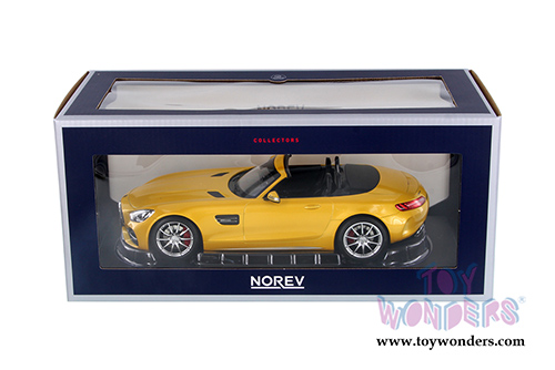 Norev - Mercedes-Benz AMG GT C Roadster (2017, 1/18 scale diecast model car, Yellow Metallic) 183451