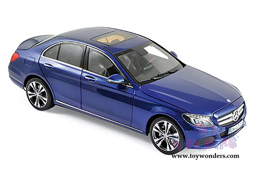 Norev - Mercedes-Benz C-Class Hard Top (2014, 1/18 scale diecast model car, Blue Metallic) 183470