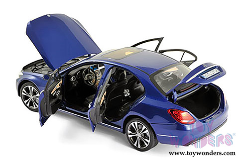 Norev - Mercedes-Benz C-Class Hard Top (2014, 1/18 scale diecast model car, Blue Metallic) 183470