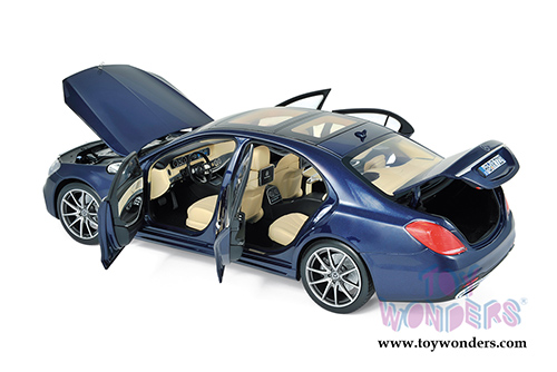 Norev - Mercedes-Benz S Class AMG Line Hardtop (2018, 1/18 scale diecast model car, Dark Blue) 183478