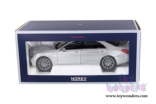 Norev - Mercedes-Benz S-Class AMG-Line Hardtop (2018, 1/18 scale diecast model car, Silver Metallic) 183479