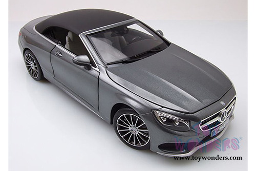Norev - Mercedes-Benz S-Class Convertible (2014, 1/18 scale diecast model car, Grey Metallic) 183484