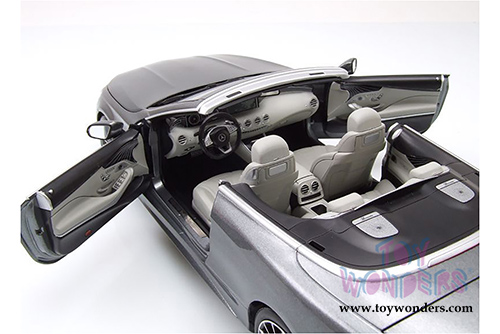 Norev - Mercedes-Benz S-Class Convertible (2014, 1/18 scale diecast model car, Grey Metallic) 183484