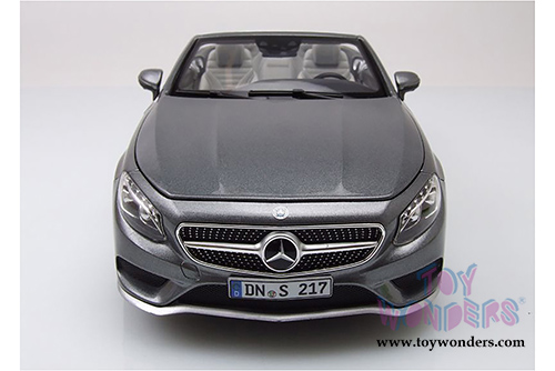 Norev - Mercedes-Benz S-Class Convertible (2014, 1/18 scale diecast model car, Grey Metallic) 183484