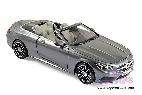 Norev - Mercedes-Benz S-Class Convertible (2014, 1/18 scale diecast model car, Grey Metallic) 183484